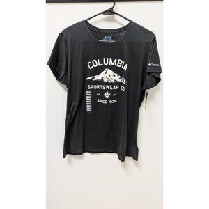 Columbia Black Short-Sleeve Graphic T-Shirt